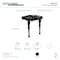Kingston Brass VPB5328K Imperial 32" Basin Console Sink W/ 8" Faucet Holes, Black VPB5328K - alternate 2